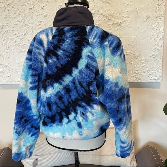 Free People FP Movement Rocky Ridge Pullover Jacket Ocean Tie Dye NWT $168 Sz XS - Picture 4 of 12